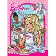 Barbie ระบายสีและเกมแสนสนุก Sprinkled with love+รถเข็นไอศกรีม